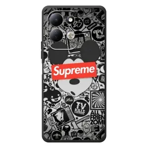 Чехол с Брендами одежды на Сяоми Редми 17 (Supreme Маус)