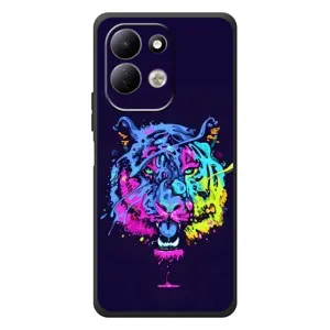 Силиконовый бампер с картинкой животных для Xiaomi Redmi 17 (Тигр-Арт)