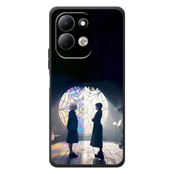 Чехол с рисунком «Уэнсдей и Энди» для Xiaomi Redmi 17 Чехол с рисунком «Уэнсдей и Энди» для Xiaomi Redmi 17