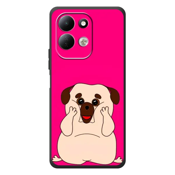 Чехол с рисунком «Веселый Мопсик» для Xiaomi Redmi 17 Чехол с рисунком «Веселый Мопсик» для Xiaomi Redmi 17