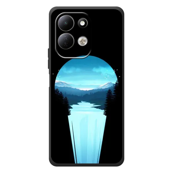 Чехол с рисунком «Синий Водопад» для Xiaomi Redmi 17 Чехол с рисунком «Синий Водопад» для Xiaomi Redmi 17