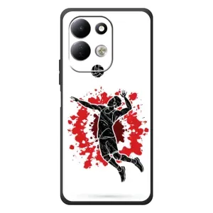 Чохли з прінтом Спортивна тематика для Xiaomi Redmi 17 (Волейболіст)