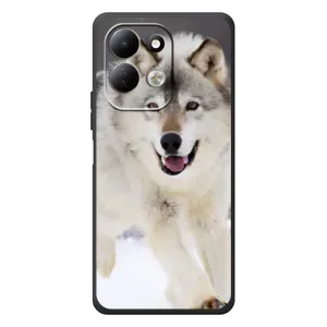 Чехол с Волком на Xiaomi Redmi 17 (Волк на снегу)