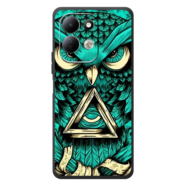 Чехол с рисунком «Зеленая сова» для Xiaomi Redmi 17 Чехол с рисунком «Зеленая сова» для Xiaomi Redmi 17