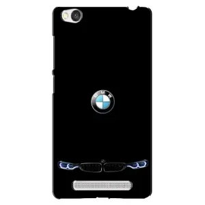 Силиконовый бампер с картинкой машины на Xiaomi Redmi 4A (Черный BMW)