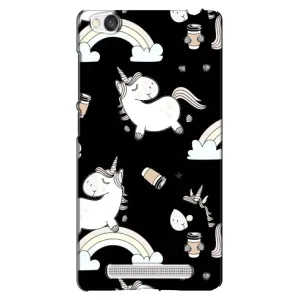 Чехол Unicorn на Xiaomi Redmi 4A (Единорог с кофе)