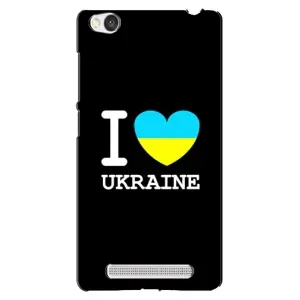 Чехол с Украинской символикой на Редми 4А (I Love Ukraine)