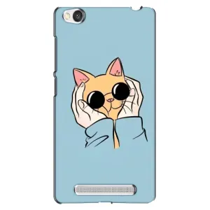 Бампер з зображенням Котиків для Редмі 4А (КОТИК в окулярах)