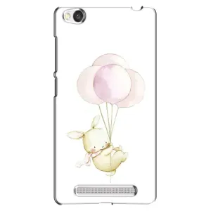 Силиконовый бампер с картинкой животных для Xiaomi Redmi 4A (Кролик и шарики)
