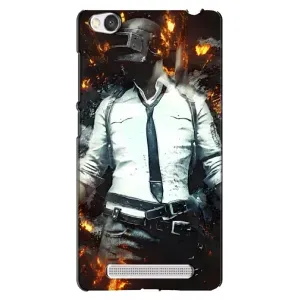Силиконовый чехол с картинкой "Герой Pubg" на Xiaomi Redmi 4A (Man Пубг)