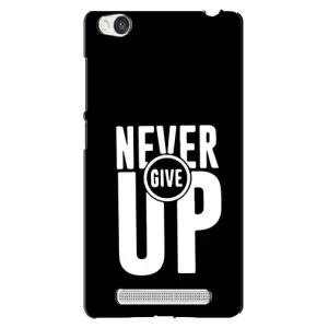 Силиконовый Чехол на Xiaomi Redmi 4A с картинкой Nike (Never Give UP)