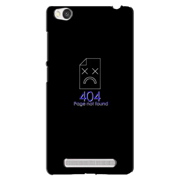 Чохол з малюнком «Помилка 404» для Xiaomi Redmi 4A Чохол з малюнком «Помилка 404» для Xiaomi Redmi 4A