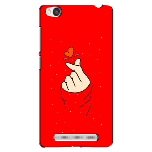 Чехол с рисунком «Сердце на красном» для Xiaomi Redmi 4A Чехол с рисунком «Сердце на красном» для Xiaomi Redmi 4A