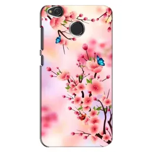 Чохол з картинкою Сакури на Xiaomi Redmi 4X (Метелики на сакурі)
