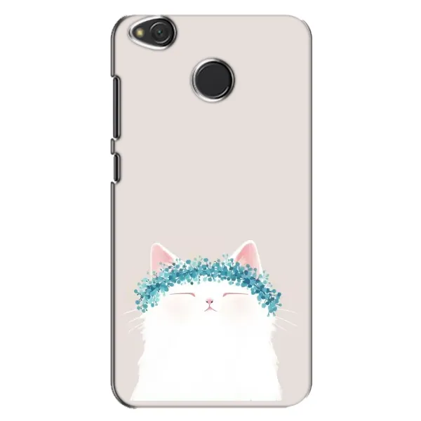 Чехол с рисунком «Белый котик» для Xiaomi Redmi 4X Чехол с рисунком «Белый котик» для Xiaomi Redmi 4X