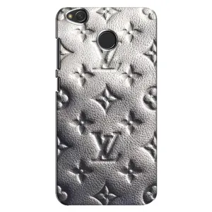 Текстурный Чехол Louis Vuitton для Редми 4х (Бежевый ЛВ)