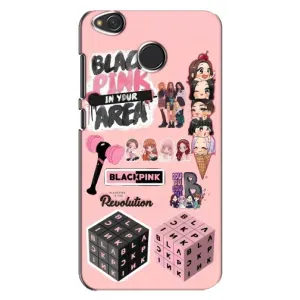 Чехлы с картинкой для Xiaomi Redmi 4X (BLACK PINK коллаж)