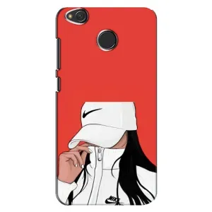 Силіконовый Чохол на Xiaomi Redmi 4X з картинкой Модных девушек (Дівчина Nike)