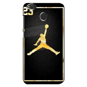 Силиконовый Чехол Nike Air Jordan на Редми 4х (Джордан 23)
