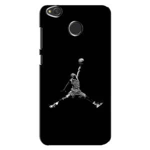 Силиконовый Чехол Nike Air Jordan на Редми 4х (Джордан)