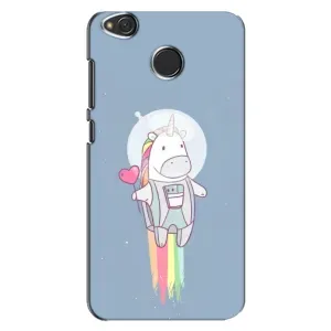 Чехол Unicorn на Xiaomi Redmi 4X (Единорог космонавт)