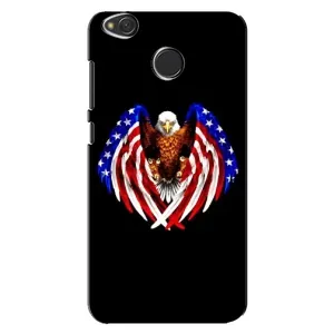Чехол Флаг USA для Xiaomi Redmi 4X (Крылья США)