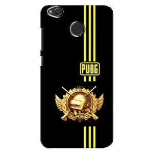 Чехол (TPU) с картинкой "Лого Пабг" на Редми 4х (Лого PUPG)