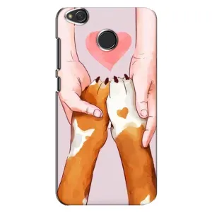 Чехол (ТПУ) Милые собачки для Xiaomi Redmi 4X (Любовь к собакам)