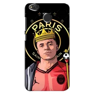 Чехол (TPU) с Футболистом на Xiaomi Redmi 4X (Mbappe King)