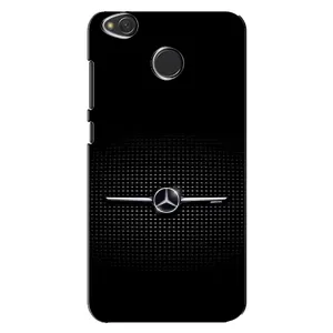 Силиконовый бампер с картинкой машины на Xiaomi Redmi 4X (Mercedes)