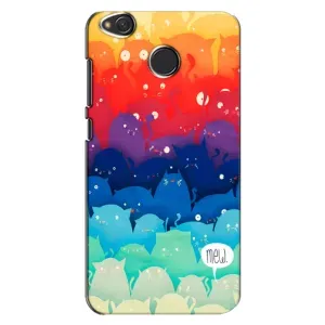 Силиконовый чехол с котиком для Xiaomi Redmi 4X (Mew)