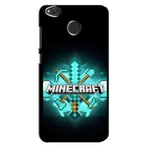 Чехол майнкрафт для Xiaomi Redmi 4X (MineCraft 2)