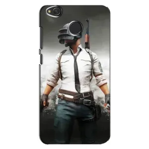 Силиконовый чехол с картинкой "Герой Pubg" на Xiaomi Redmi 4X (Пабг)