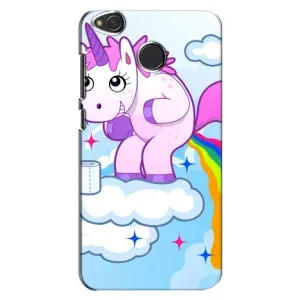 Чехол Unicorn на Xiaomi Redmi 4X (Радуга единорожка)