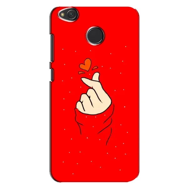 Чехол с рисунком «Сердце на красном» для Xiaomi Redmi 4X Чехол с рисунком «Сердце на красном» для Xiaomi Redmi 4X