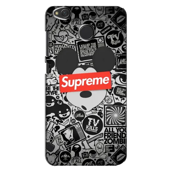 Чехол с рисунком «Supreme Маус» для Xiaomi Redmi 4X Чехол с рисунком «Supreme Маус» для Xiaomi Redmi 4X