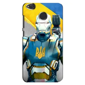 Силиконовый Чехол на Xiaomi Redmi 4X (Я-Украина) (Украинский робокоп)