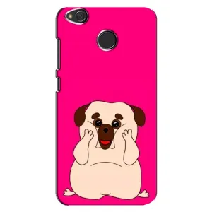 Чехол (ТПУ) Милые собачки для Xiaomi Redmi 4X (Веселый Мопсик)