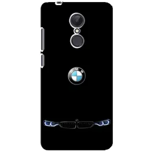 Силиконовый бампер с картинкой машины на Xiaomi Redmi 5 Plus (Черный BMW)