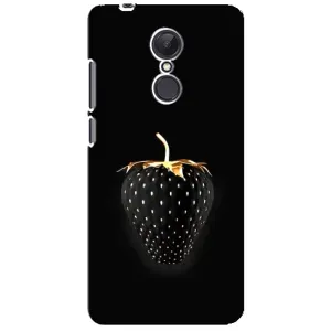 Чохол з зображенням смачної їжі для Xiaomi Redmi 5 Plus (Чорна полуниця)