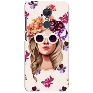 Чехол с картинкой Модные Девчонки Xiaomi Redmi 5 Plus (Девушка в очках)