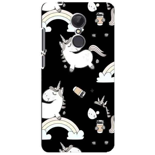 Чехол с рисунком «Единорог с кофе» для Xiaomi Redmi 5 Plus Чехол с рисунком «Единорог с кофе» для Xiaomi Redmi 5 Plus