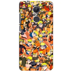 Чохли з принтом НАРУТО на Xiaomi Redmi 5 Plus (Коллаж Наруто)