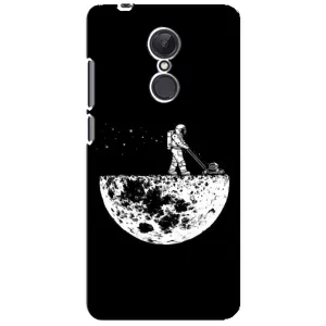 Силіконовый Чохол з принтом "Космонавти" на Xiaomi Redmi 5 Plus (Космонавт)
