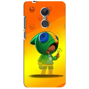 Чехол Бравл Старс для Xiaomi Redmi 5 Plus (LEON в кофте)
