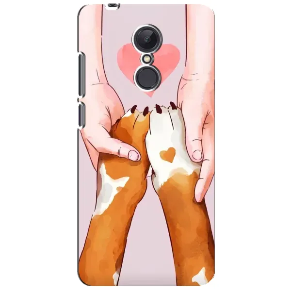 Чехол с рисунком «Любовь к собакам» для Xiaomi Redmi 5 Plus Чехол с рисунком «Любовь к собакам» для Xiaomi Redmi 5 Plus