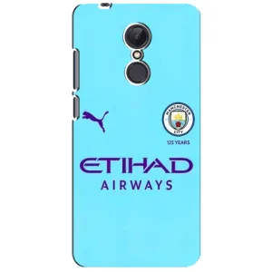 Силиконовые Чехлы принт Футбол на Xiaomi Redmi 5 Plus (Man City)