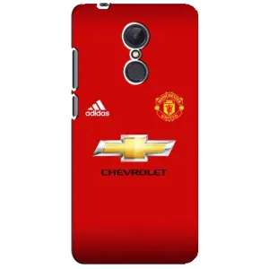 Силиконовые Чехлы принт Футбол на Xiaomi Redmi 5 Plus (Man United)