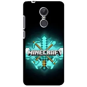 Чехол майнкрафт для Xiaomi Redmi 5 Plus (MineCraft 2)