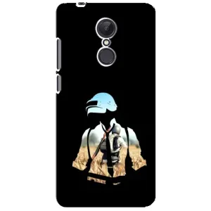 Силиконовый чехол с картинкой "Герой Pubg" на Xiaomi Redmi 5 Plus (Пубг мен)